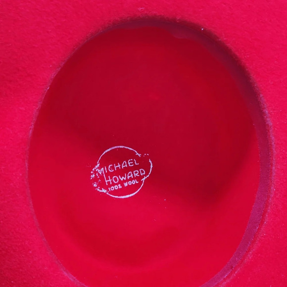 Vintage Felt Wool Fedora Style Hat / Velvet Band - Picture 9 of 10